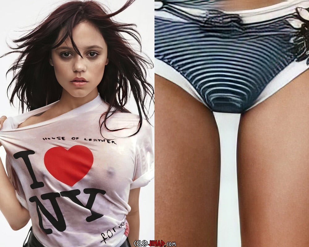 Jenna Ortega nipples