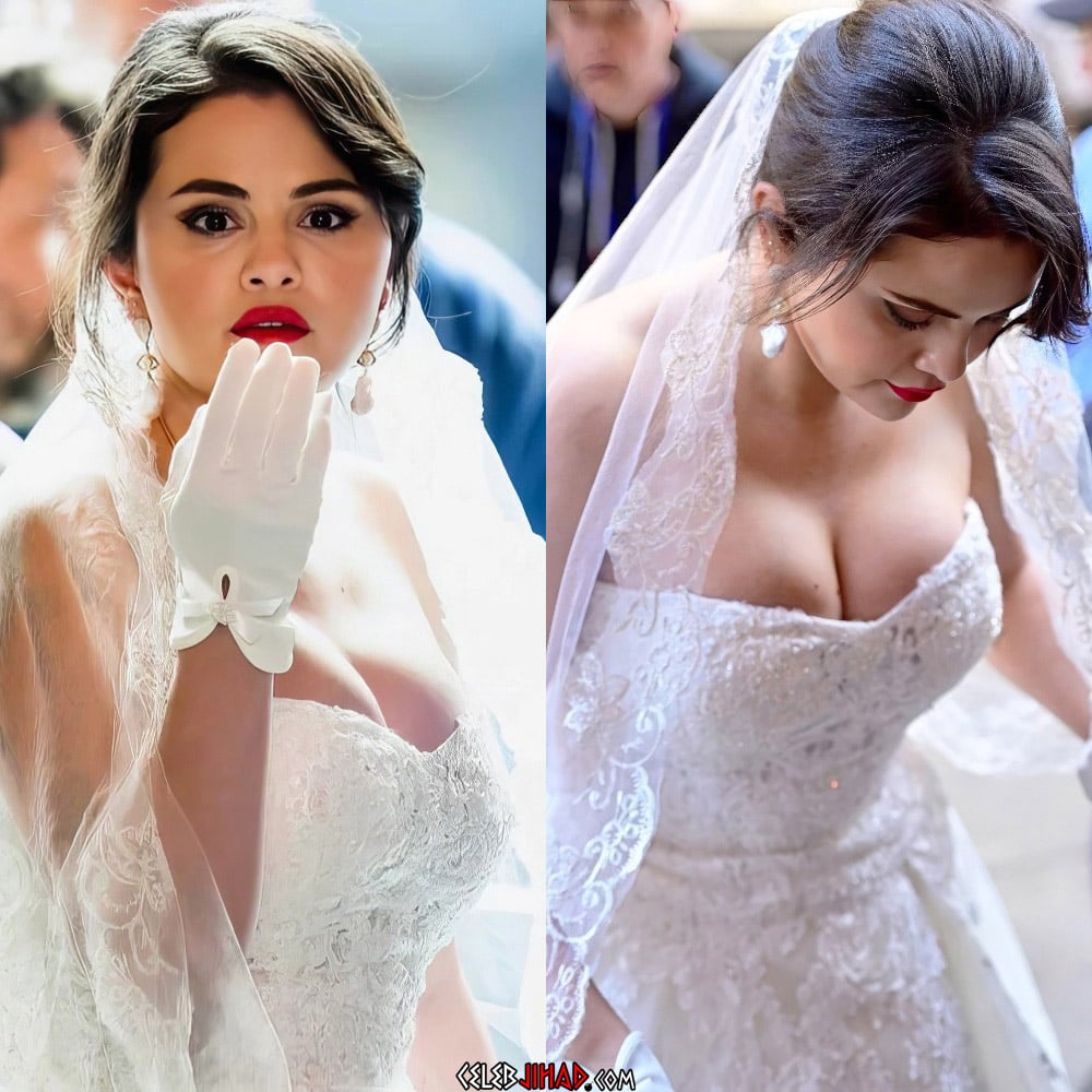 Selena Gomez wedding tits