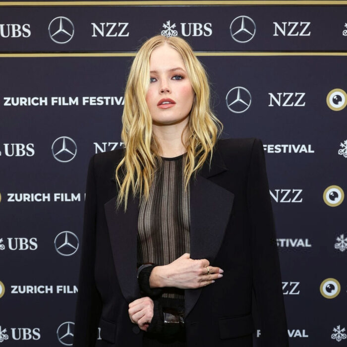 Ellie Bamber tits at zurich film festival