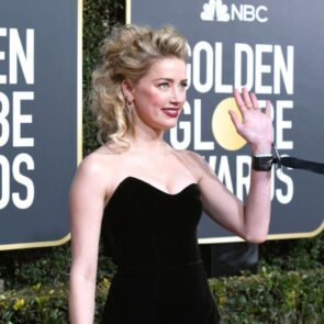 Amber Heard - Golden Globes 2019 red carpet