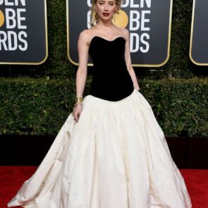 Amber Heard - Golden Globes 2019 red carpet