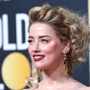 Amber Heard - Golden Globes 2019 red carpet