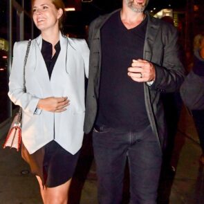 Amy Adams and Darren Le Gallo - Go to See "Hamilton's" Opening Night the Pantages Theatre in Hollywood 08/16/2017, photo 2