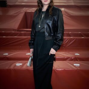Amy Adams at Lacoste FW 2026/27 — A Study in Black