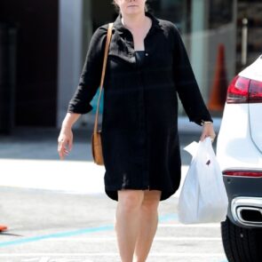 Amy Adams in All Black in Beverly Hills 08/25/2023