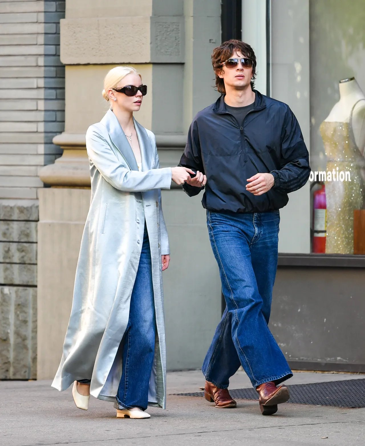 Anya Taylor-Joy and husband Malcolm McRae walking in New York, June 2026, photo 2