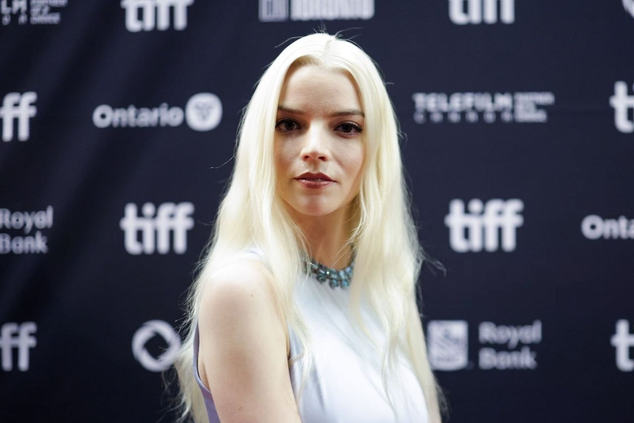 Anya Taylor-Joy in sculptural ice-blue satin at the Sacrifice premiere at TIFF, September 2025, photo 3