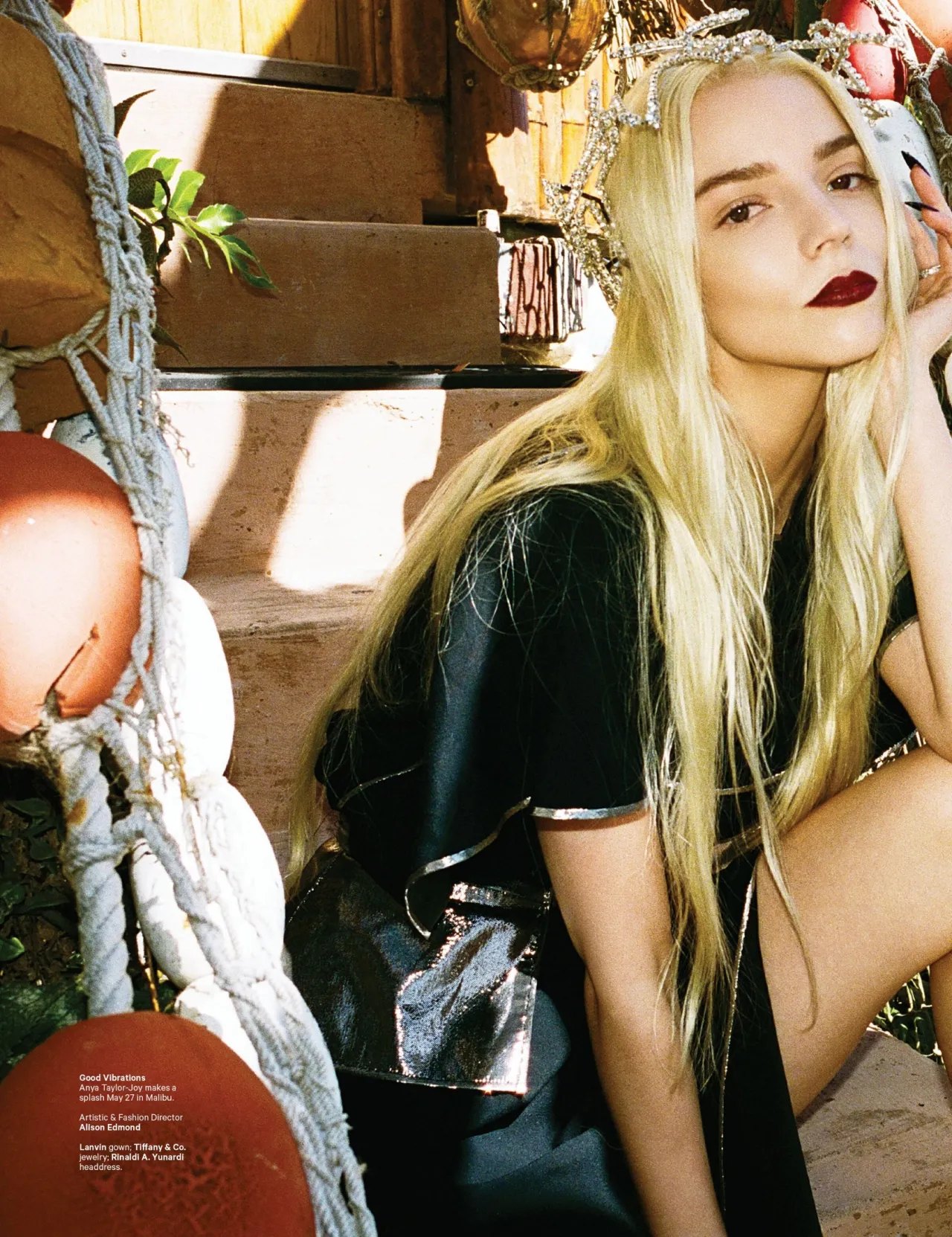 Anya Taylor-Joy in Rabanne for The Hollywood Reporter beach shoot, June 2026, photo 2