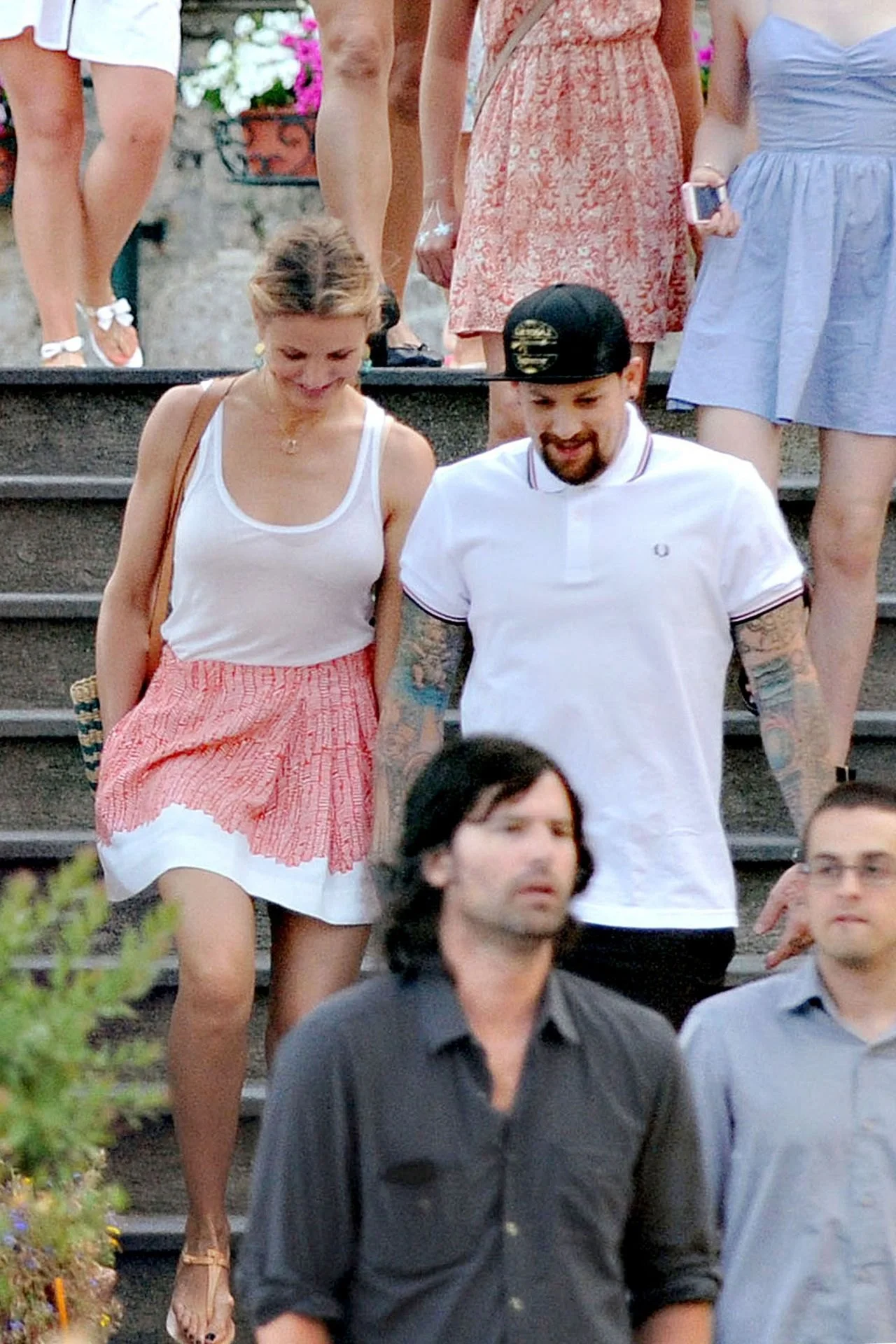 Cameron Diaz on a boat in Italy, July 2014, photo 4