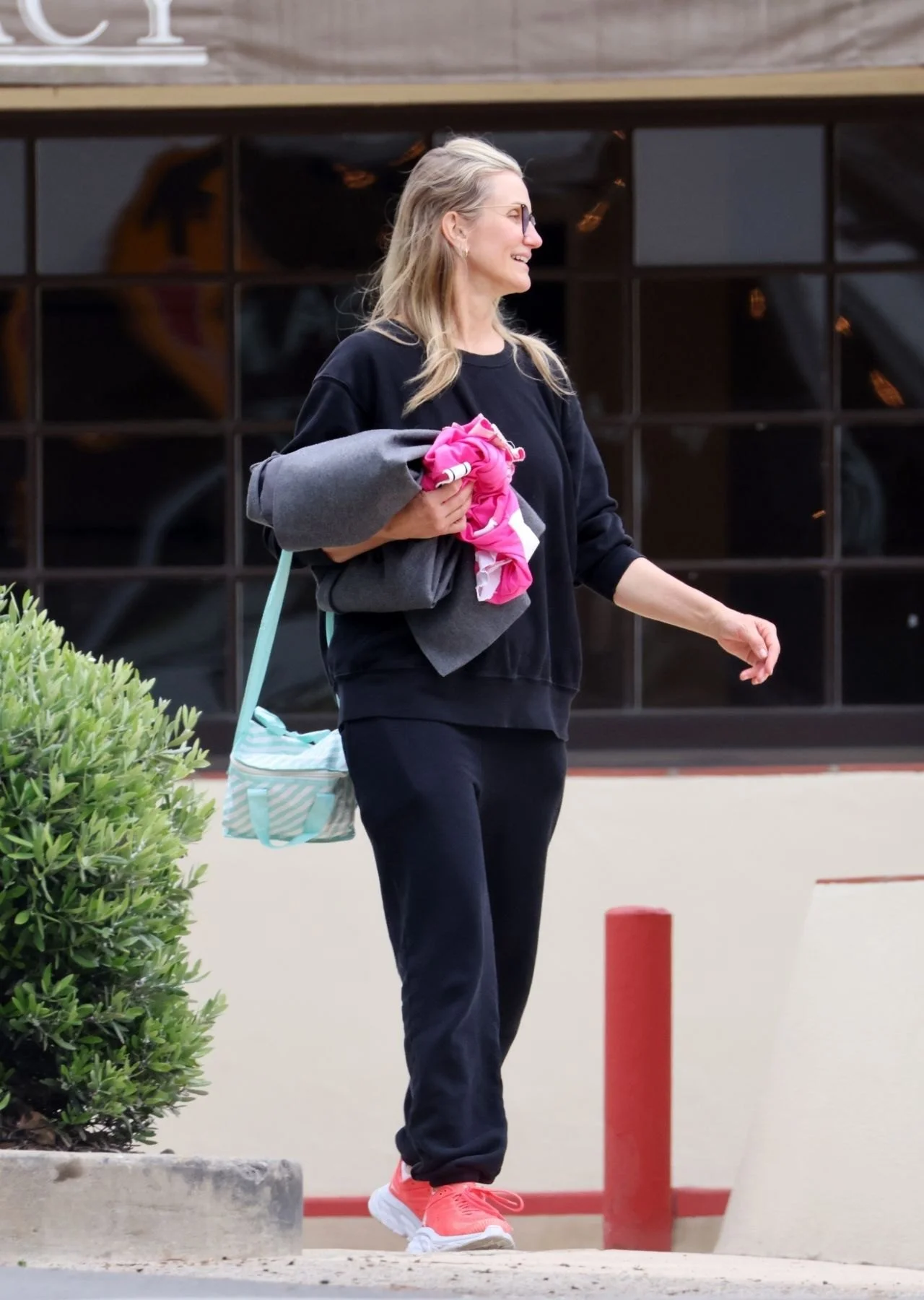 Cameron Diaz and Benji Madden stepping out in Santa Barbara, photo 2