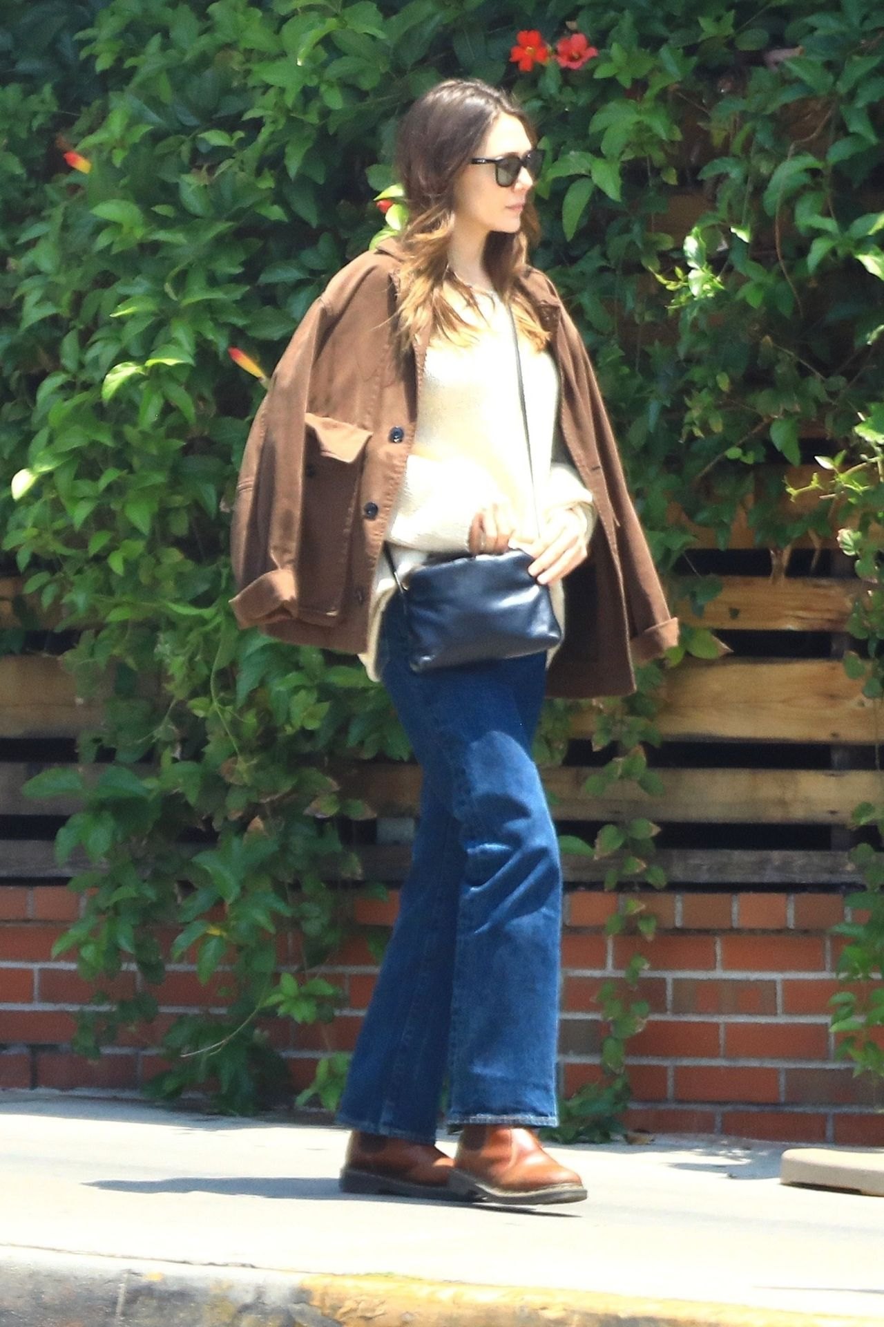 Elizabeth Olsen street style in Los Angeles, May 2024