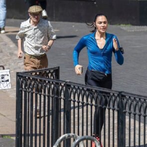 Gal Gadot Filming Intense Chase Scene for ‘Runner’ in London