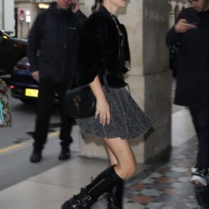 Natalie Portman Flaunts Legs Post-Dior PFW Show 09-24-2024