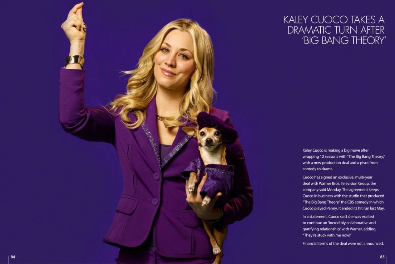 Kaley Cuoco In Techlife News July 2019 Issue