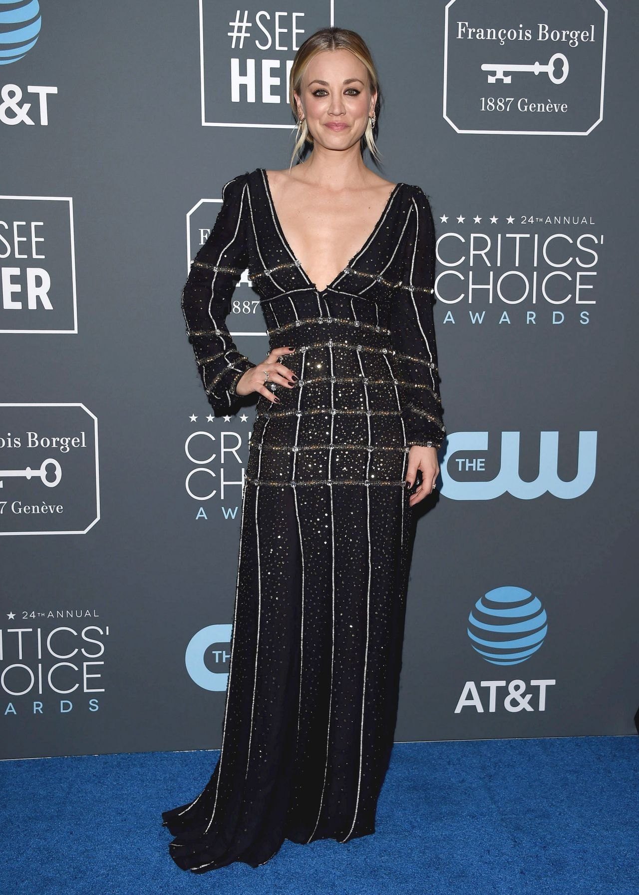 Kaley Cuoco Out and about, 2019 Critics’ Choice Awards