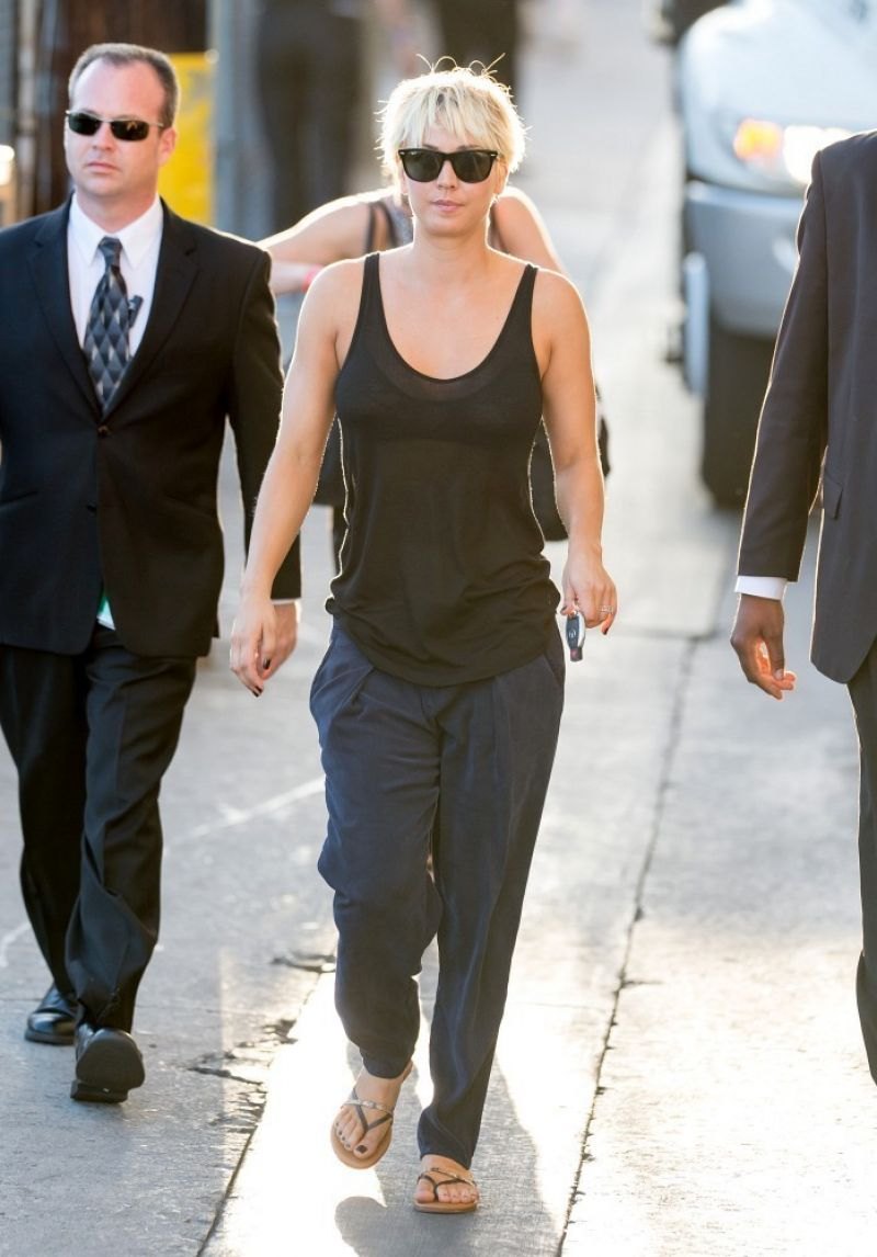 Kaley Cuoco - Appeared on 'Jimmy Kimmel Live!' in Hollywood - Sept. 2014, photo 2