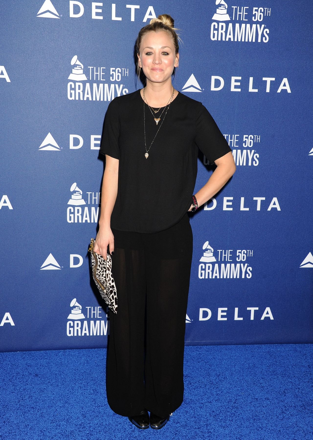Kaley Cuoco Attends Delta Air Lines 2014 Grammy Weekend Reception, photo 2