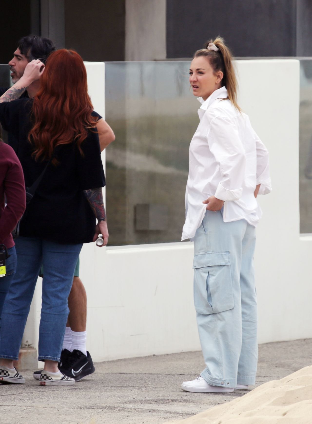 Kaley Cuoco at "Based on a True Story" Season 2 Filming Set in Los Angeles 06-20-2024