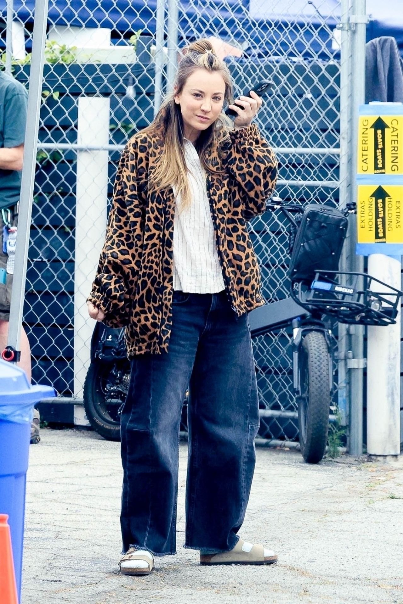 Kaley Cuoco at "Based on a True Story" Filming Set in LA 05-31-2024