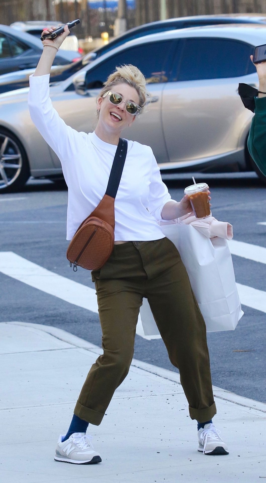 Kaley Cuoco and Briana Cuoco - Shopping in NYC 04/22/2022