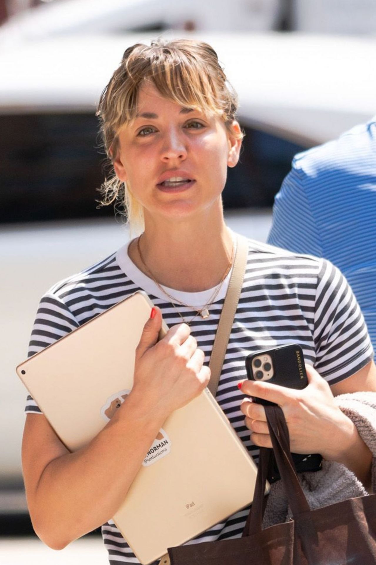 Kaley Cuoco - "Meet Cute" Filming in the Brooklyn Borough of NYC 08/11/2021