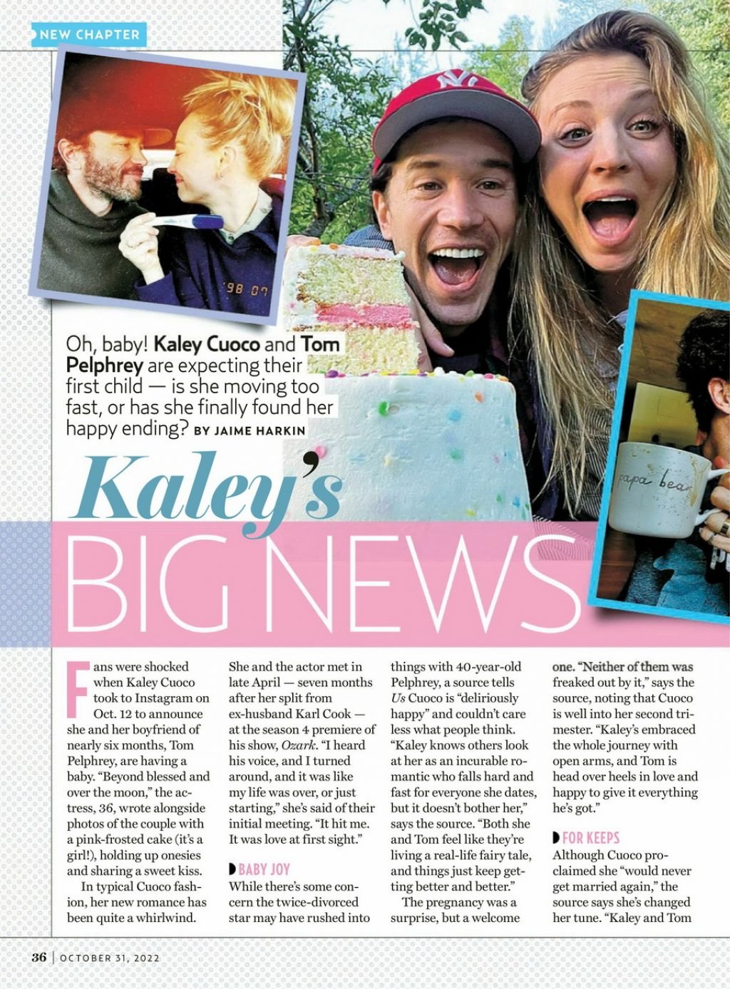 Kaley Cuoco - Us Weekly Magazine 10/31/2022 Issue