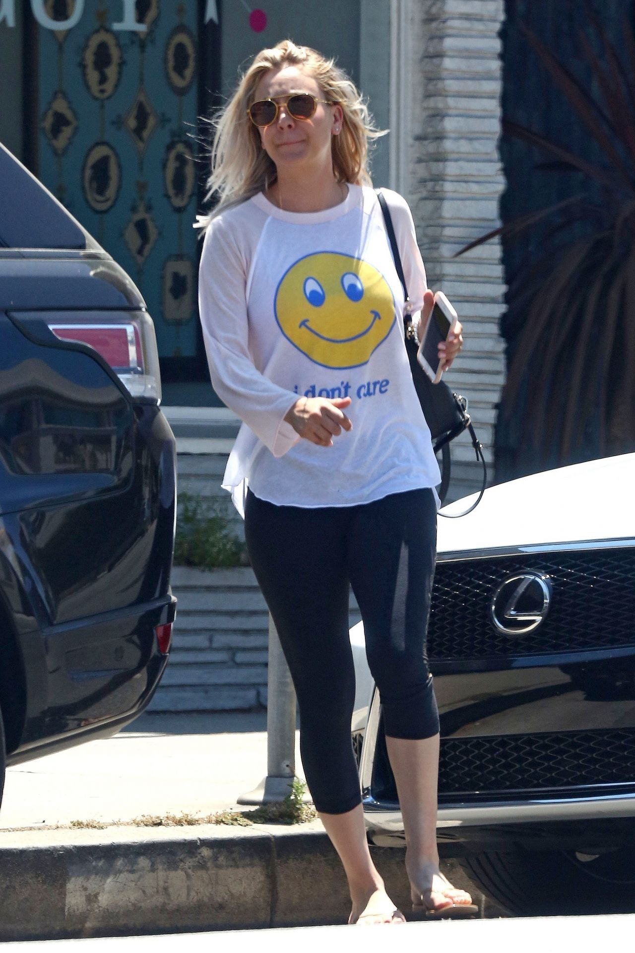 Kaley Cuoco in Leggings - Studio City 07/02/2017