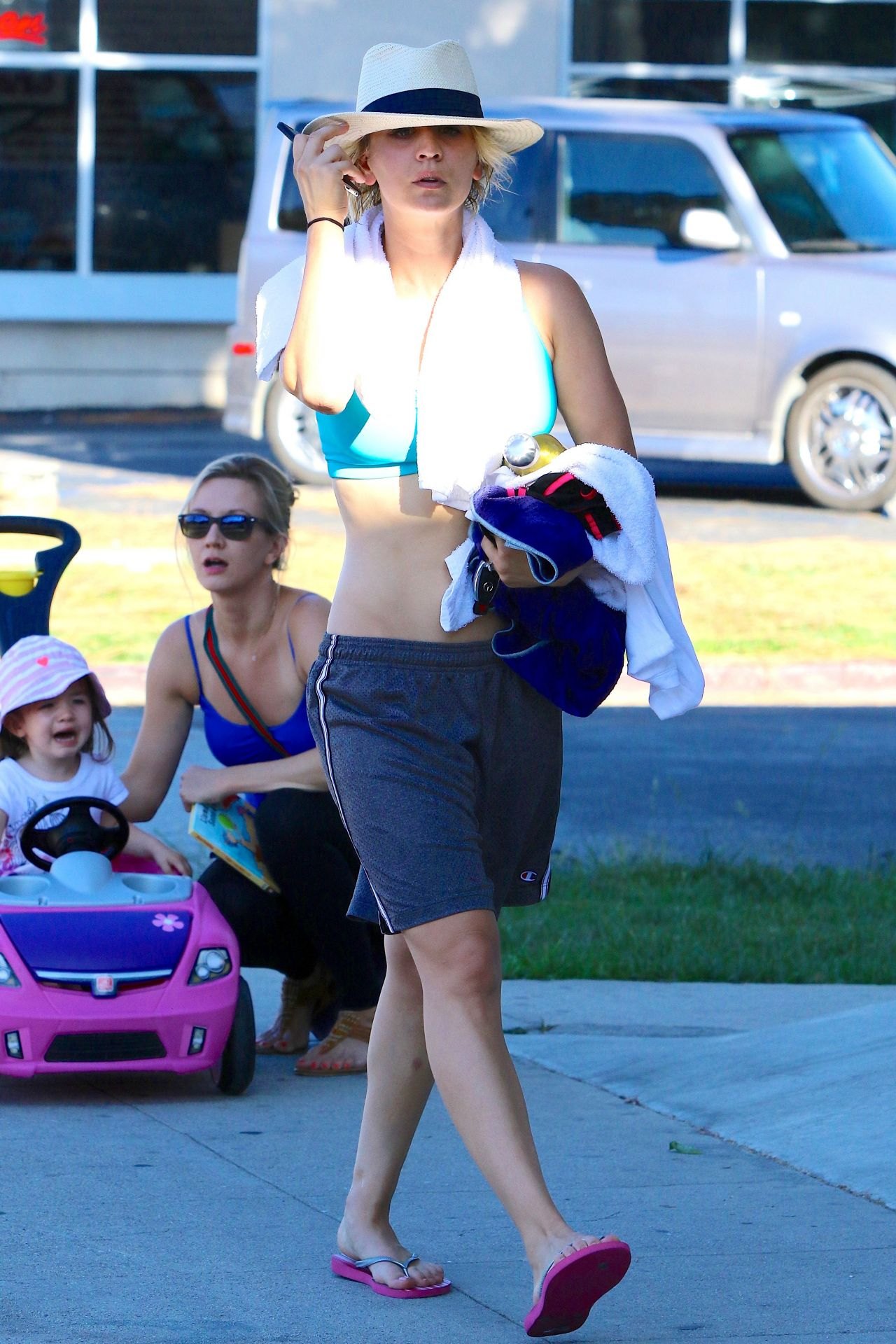 Kaley Cuoco Leaving Yoga Class in Studio City, August 2015
