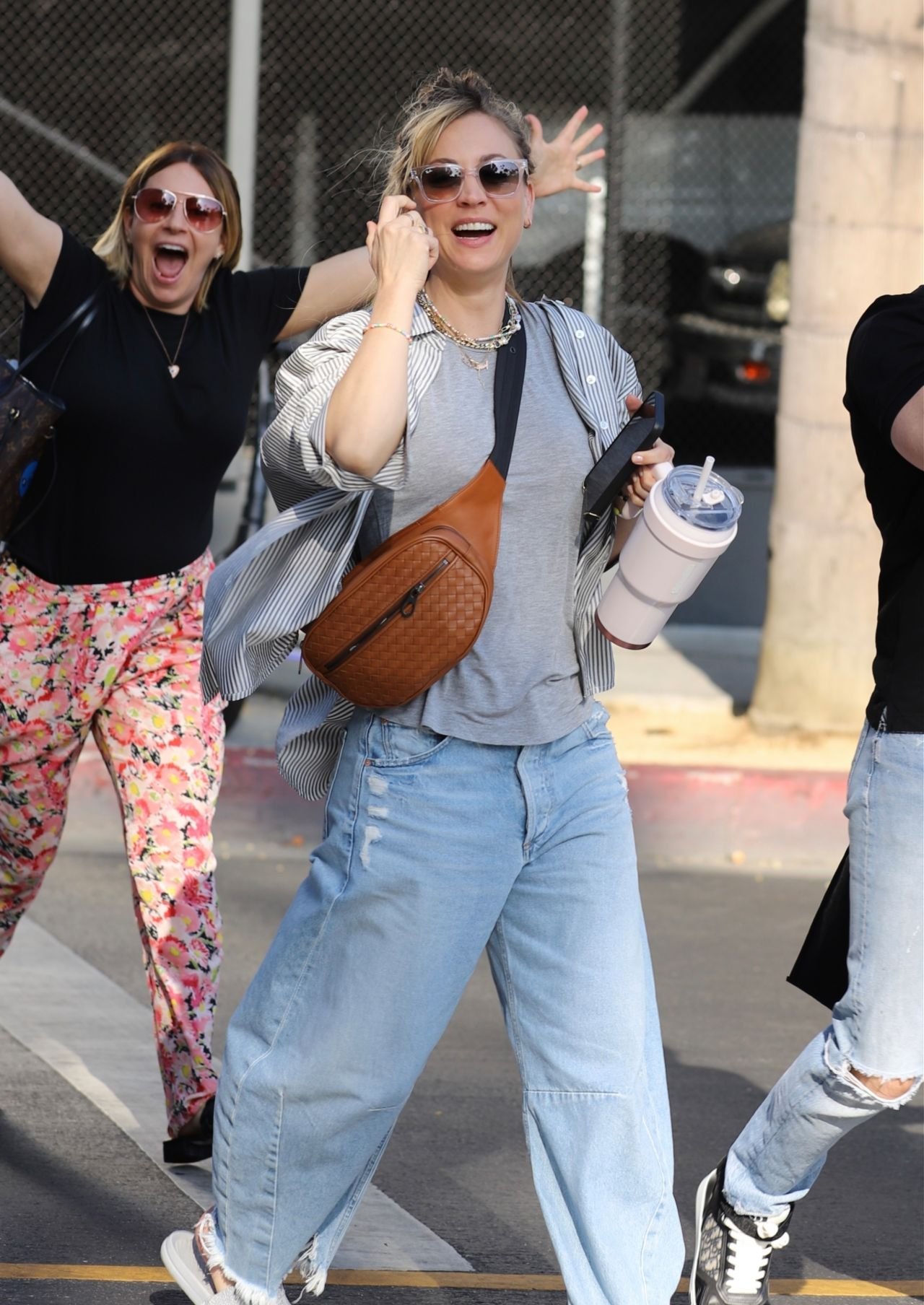 Kaley Cuoco Leaves the El Capitan Entertainment Centre in Hollywood on Jimmy Kimmel Live 05/25/2022