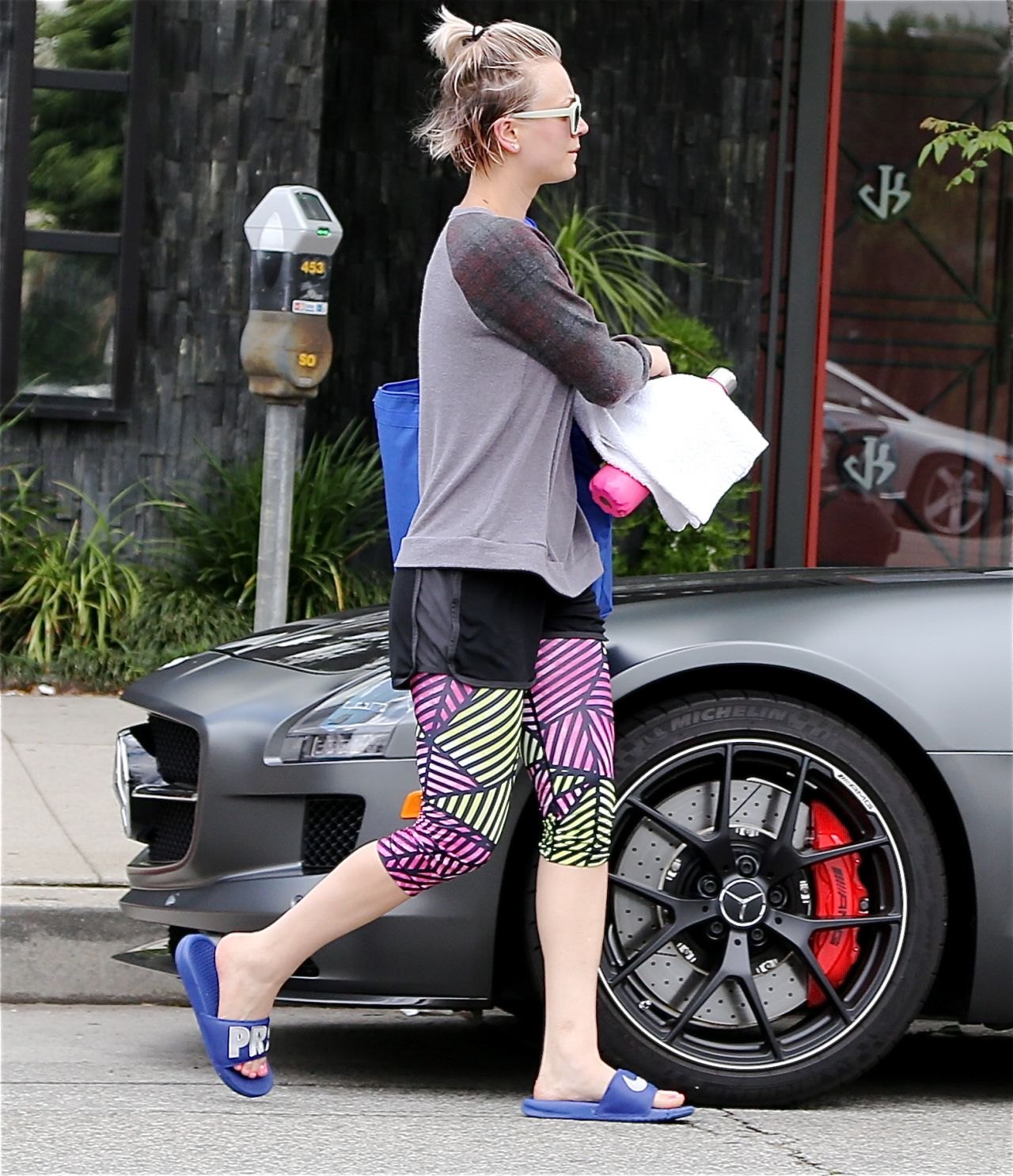 Kaley Cuoco Leaving the Gym in Los Angeles, May 2015