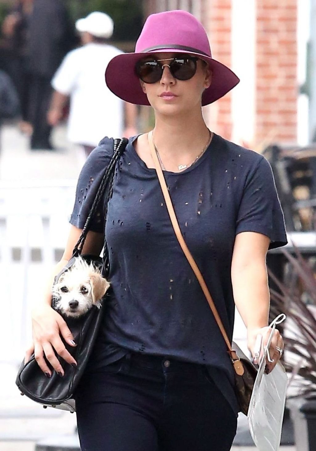 Kaley Cuoco in Jeans - Out in LA - June 2014
