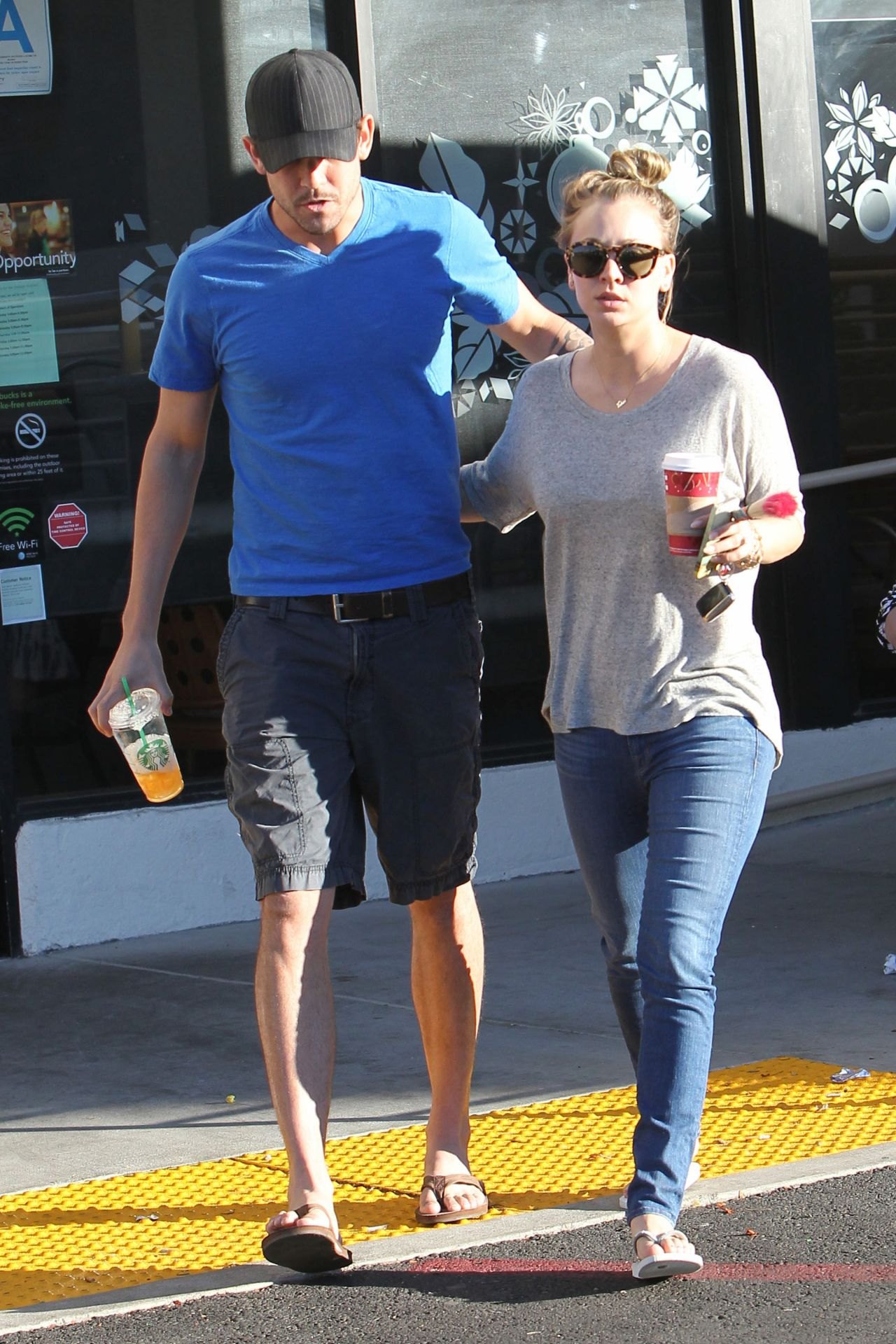Kaley Cuoco Outside Her Home & at Starbucks in Los Angeles - December 2013