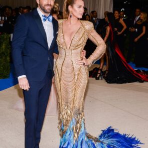 Blake Lively at MET Gala in New York 05/01/2017