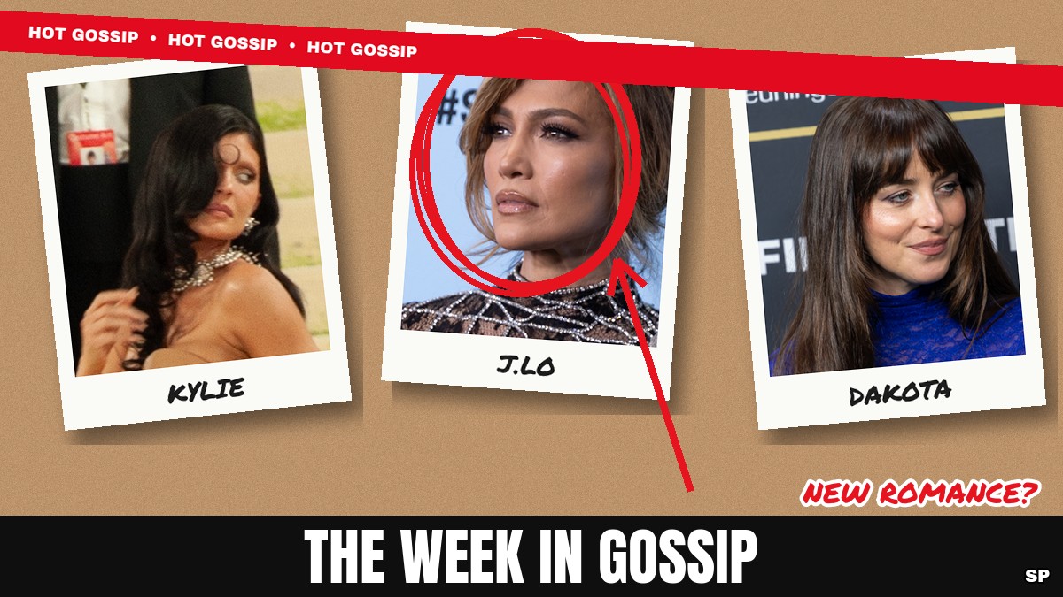 The week in celebrity gossip: Kylie Jenner, Jennifer Lopez and Dakota Johnson news graphic